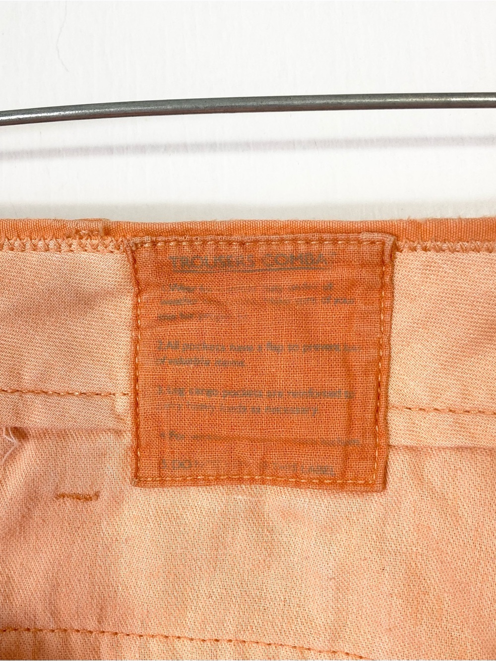 POLO RALPH LAUREN Cargo Pants 36x32 Orange VTG Y2K Pockets Adjust-Tie-Hem - Picture 11 of 16